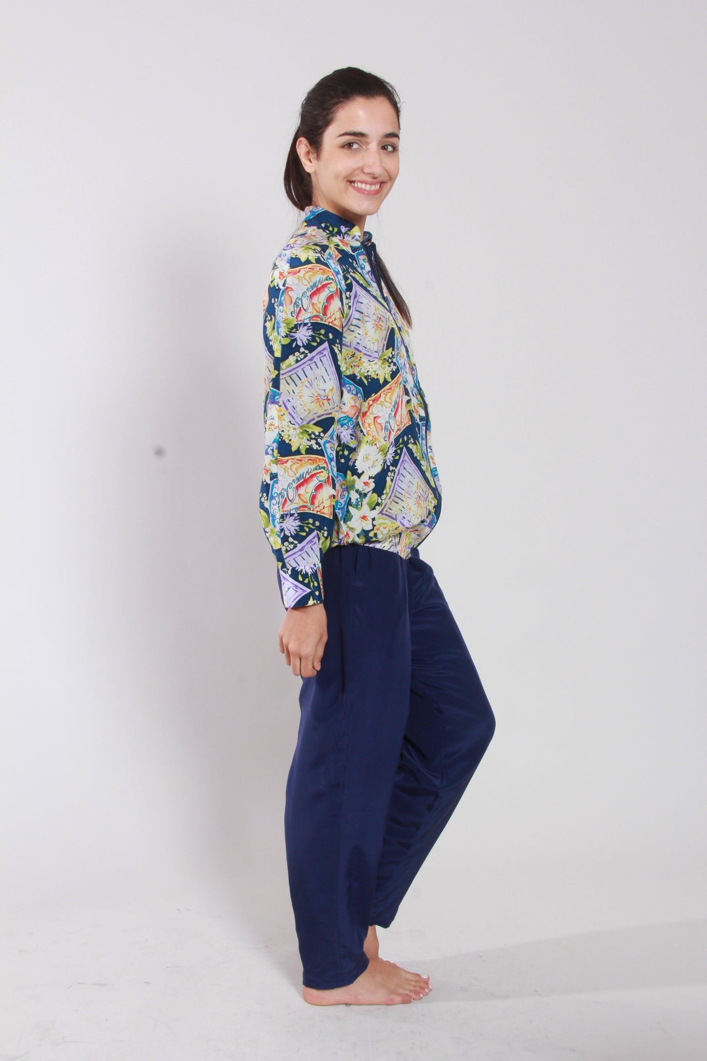 Blue Prints Jacket - NineSilk