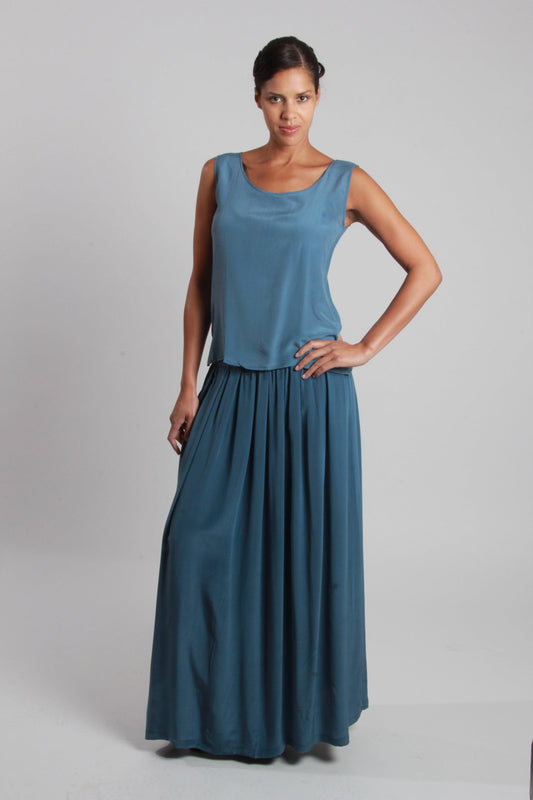 SR-804 silk Skirt - NineSilk