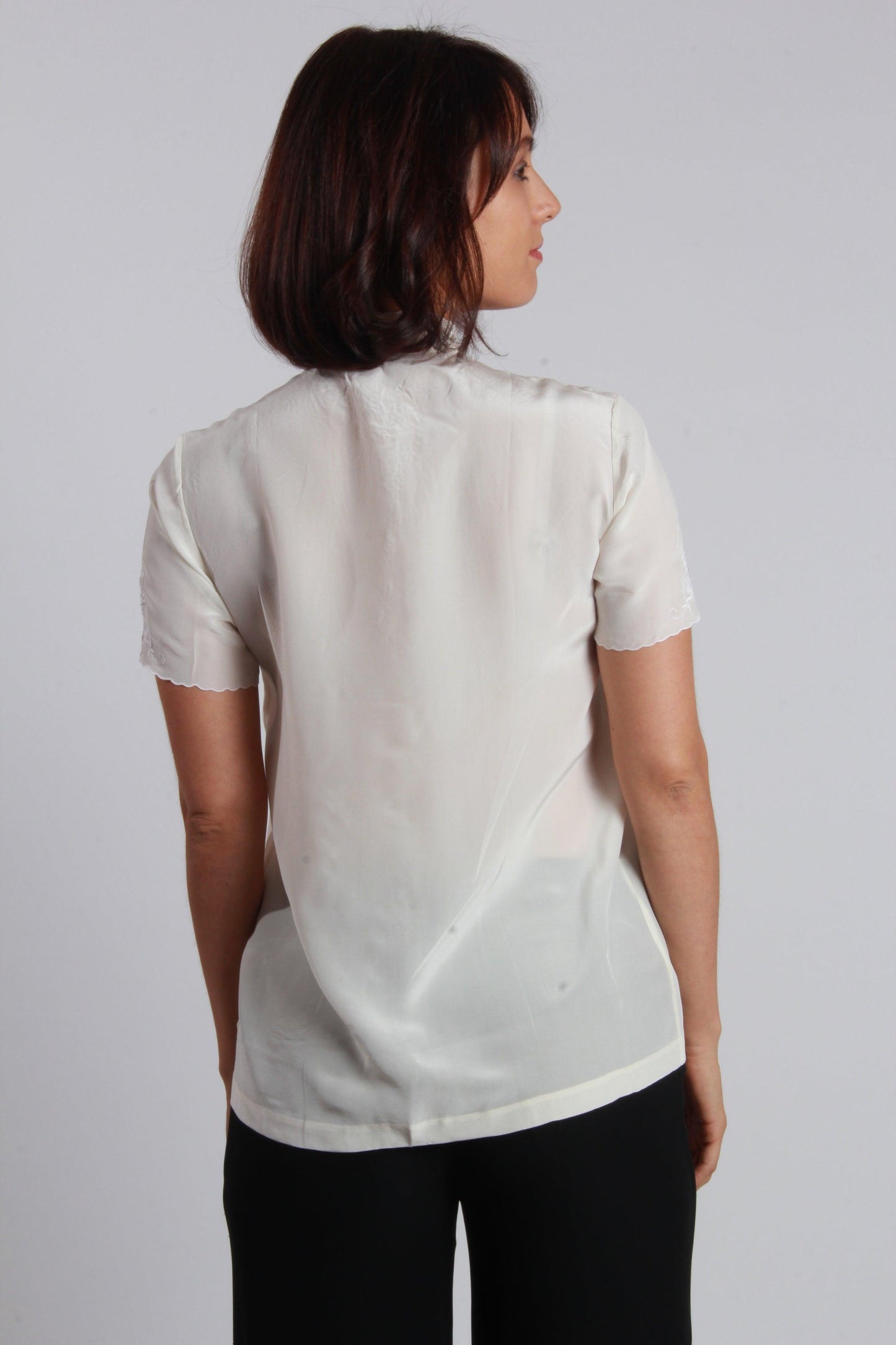 Silk Embroidery Blouse - NineSilk