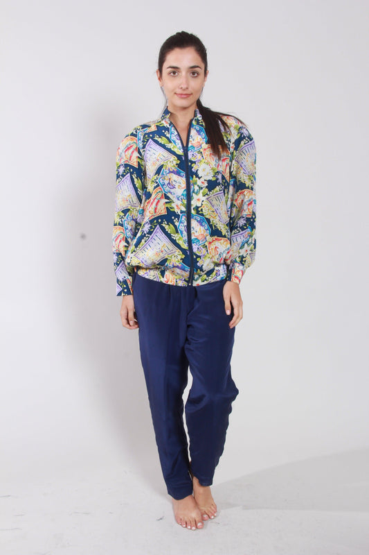 Blue Prints Jacket - NineSilk